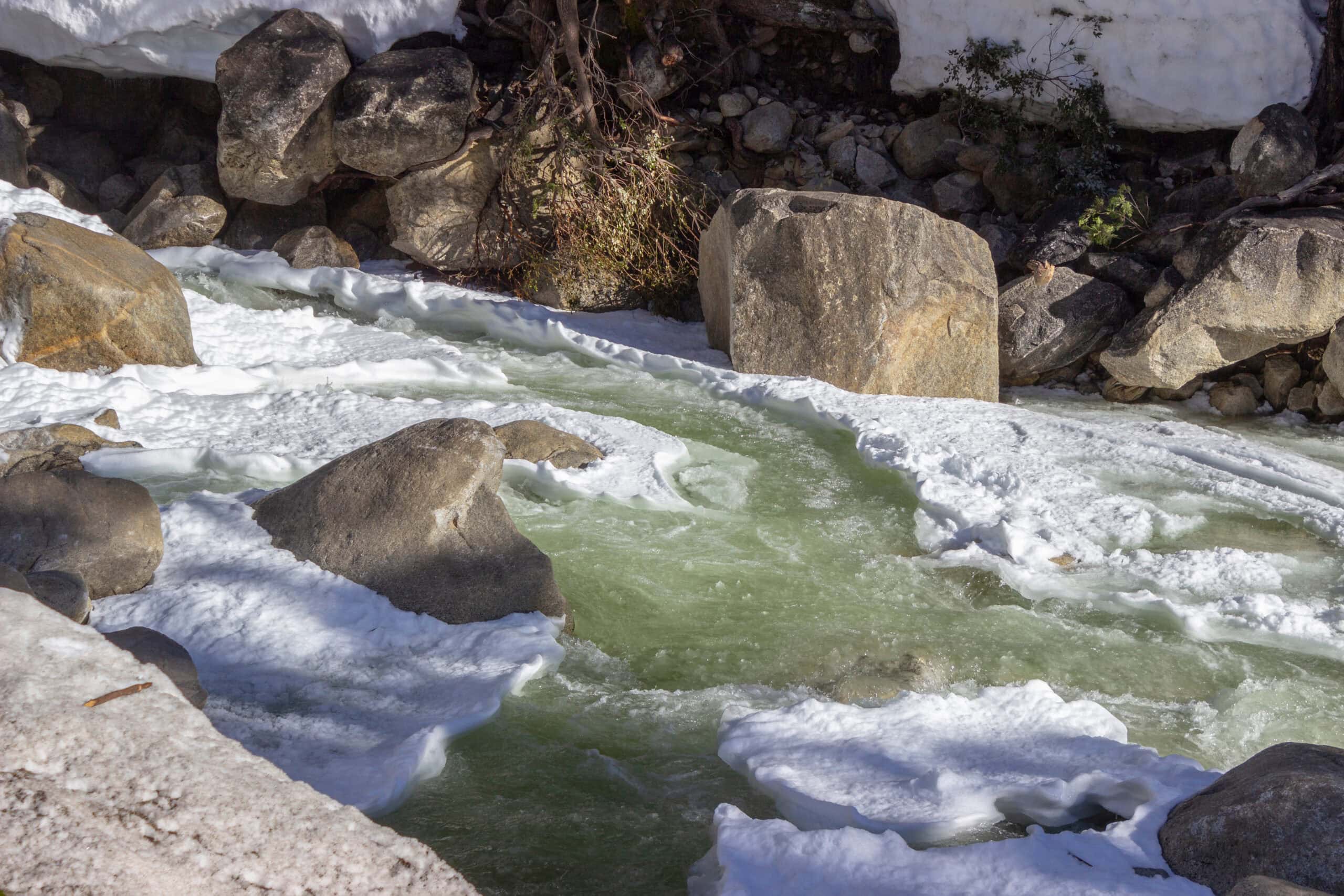 Yosemite Frazil Ice