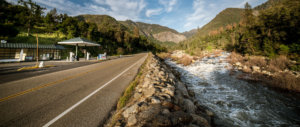 Road going through El Portal