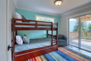 bedroom with bunk bed