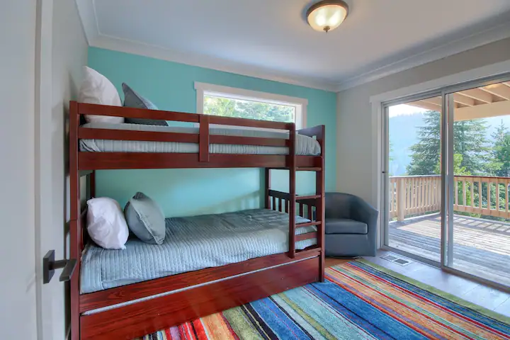 bedroom with bunk bed