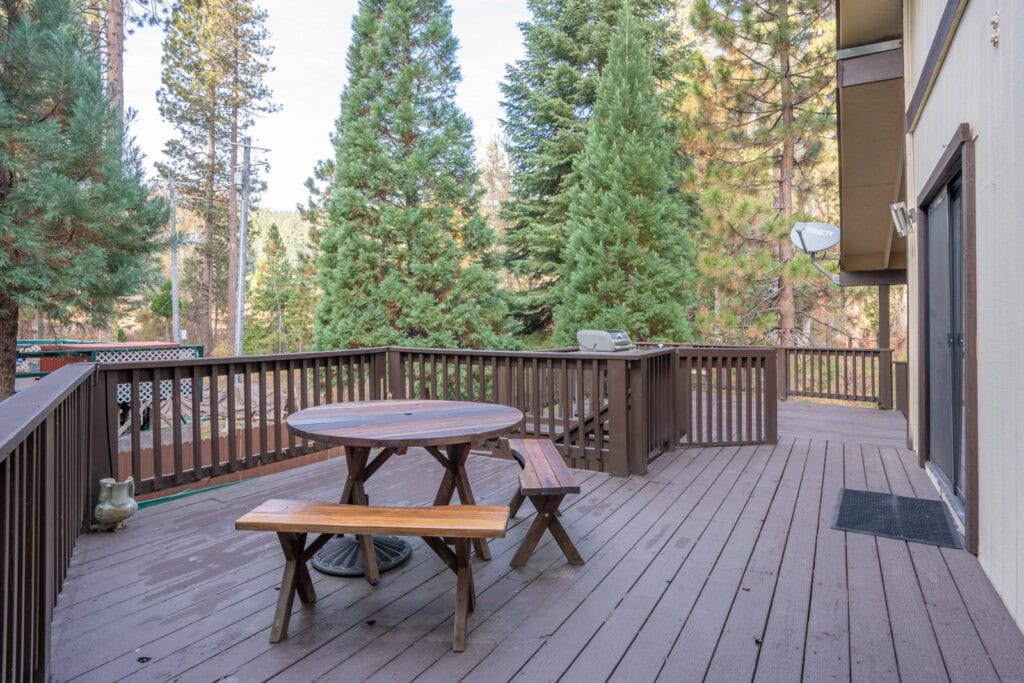 deck with outdoor seating